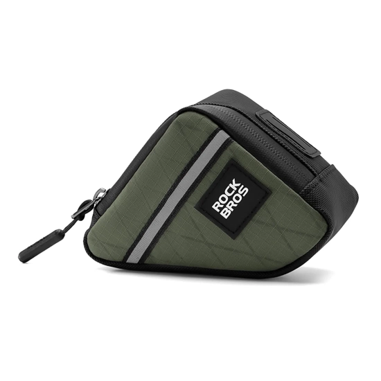 ROCKBROS Torba trójkątna na ramę rowerową 0.25 l - zielona