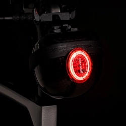 ROCKBROS Torba rowerowa sztywna kufer podsiodłowy hard shell 0.4l - czarna