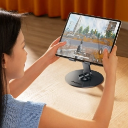 WOZINSKY Stojak podstawka biurkowa na tablet składana 360 - szary