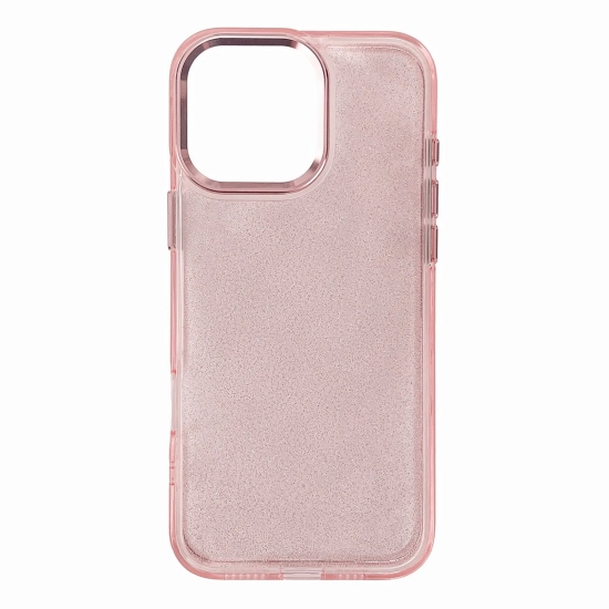 HURTEL Etui brokatowe na Samsung Galaxy S25 Edge Glitter Case - różowe