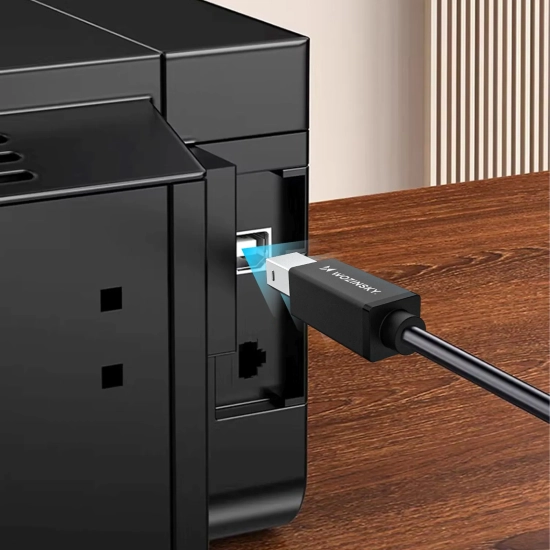 WOZINSKY Kabel przewód do drukarki skanera USB-B - USB-A 480Mb/s 2m