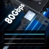 WOZINSKY Kabel przewód DisplayPort z ceryfikatem VESA 80 Gb/s 16K HDR HDCP