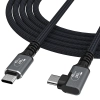 WOZINSKY Kabel przewód kątowy USB-C Thunderbolt 4 240W 2m - czarny