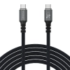 WOZINSKY Kabel przewód USB-C Thunderbolt 4 240W 2m 4K - czarny