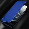HURTEL Etui pokrowiec z klapką na iPhone 16e Clear View Case - niebieski