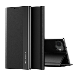 HURTEL Etui z klapką podstawką na iPhone 16e Sleep Case Pro - czarne