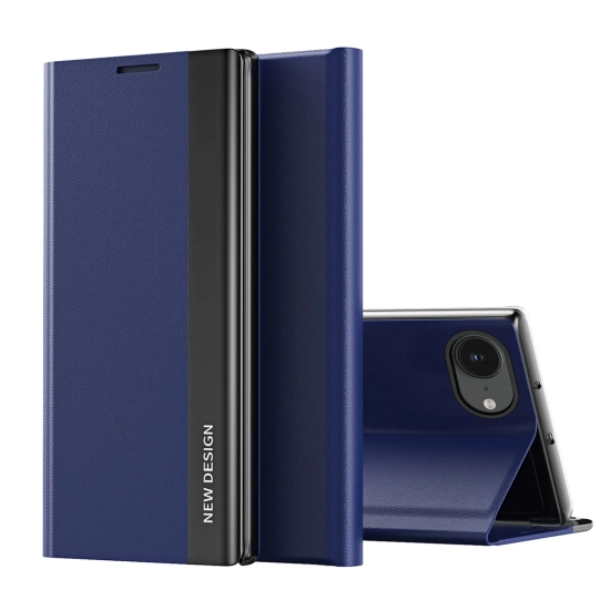 HURTEL Etui z klapką podstawką na iPhone 16e Sleep Case Pro - niebieskie