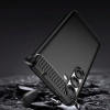 HURTEL Etui silikonowe na Samsung Galaxy S25 Edge Carbon Case - czarne