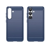 HURTEL Etui silikonowe na Samsung Galaxy S25 Edge Carbon Case - niebieskie