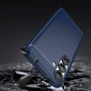 HURTEL Etui silikonowe na Samsung Galaxy S25 Edge Carbon Case - niebieskie