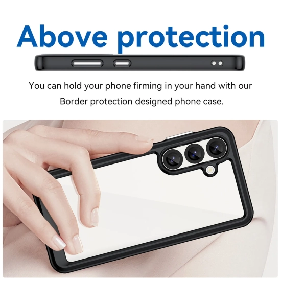 HURTEL Etui pokrowiec na Samsung Galaxy S25 Edge z elastyczną ramką Outer