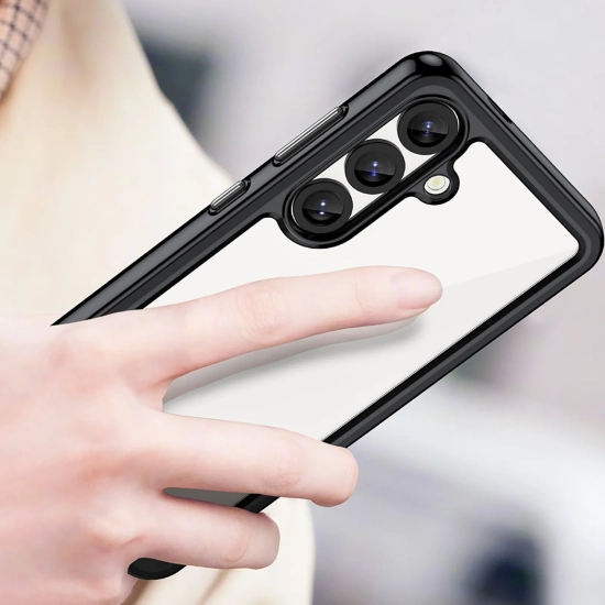 HURTEL Etui pokrowiec na Samsung Galaxy S25 Edge z elastyczną ramką Outer