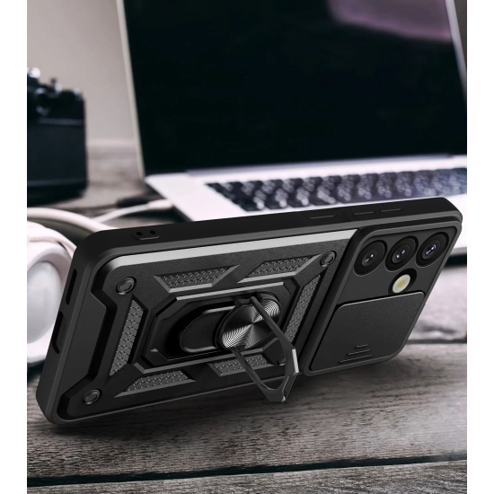 HURTEL Pancerne etui z podstawką osłoną aparatu na Realme P3 Pro 5G Hybrid