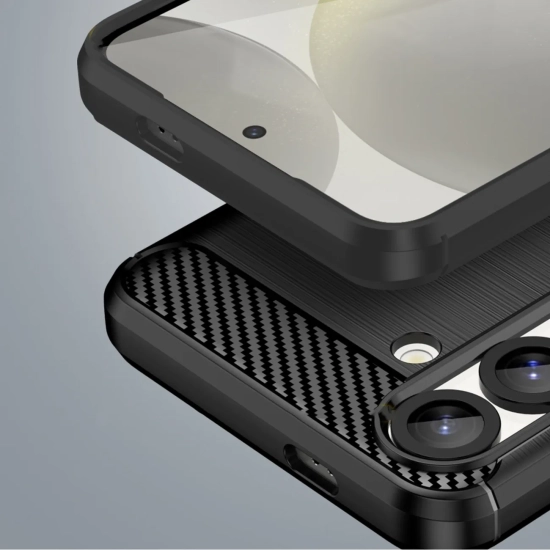 HURTEL Etui elastyczne silikonowe na Xiaomi 15 Ultra Carbon Case - czarne