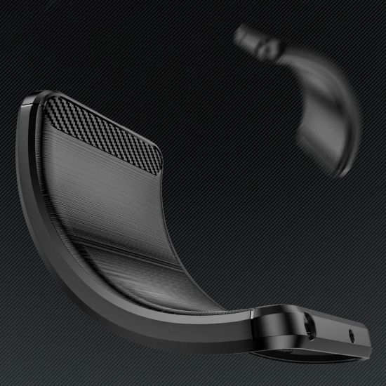 HURTEL Etui elastyczne silikonowe na Xiaomi Redmi Note 14S Carbon Case