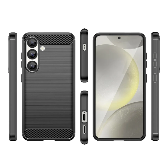HURTEL Etui elastyczne silikonowe na Nothing Phone 3a Pro Carbon Case