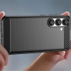 HURTEL Etui elastyczne silikonowe na Realme 14 5G Carbon Case - czarne