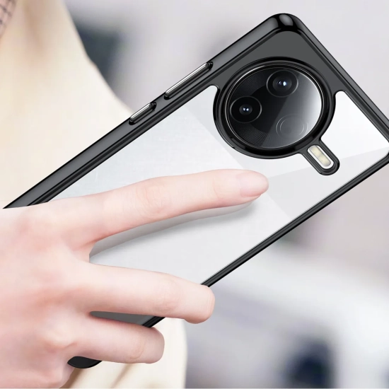 HURTEL Etui z żelową ramką na Xiaomi Poco F7 Ultra Outer Space Case