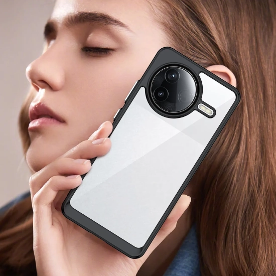 HURTEL Etui z żelową ramką na Xiaomi Poco F7 Ultra Outer Space Case