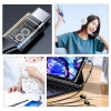 WOZINSKY Adapter przejściówka USB-C - mini jack 3.5mm - czarny