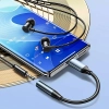 WOZINSKY Adapter przejściówka USB-C - mini jack 3.5mm - czarny