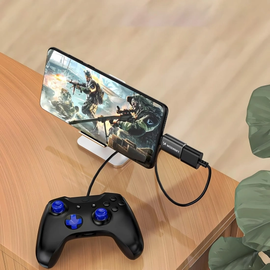WOZINSKY Adapter przejściówka iPhone Lightning - USB-A OTG - czarny