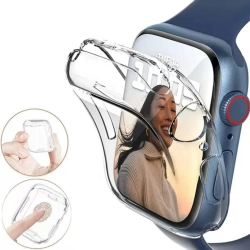 HURTEL Etui na Apple Watch Series 7/8/9 45 mm Ultra Clear Watch Case