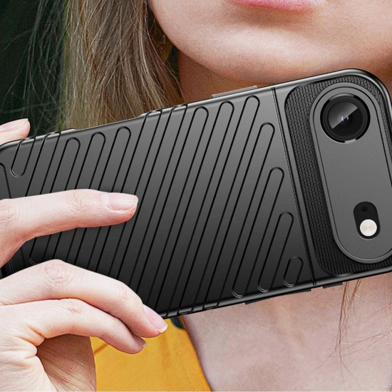 HURTEL Etui pokrowiec plecki na iPhone 17 Air Thunder Case - czarne