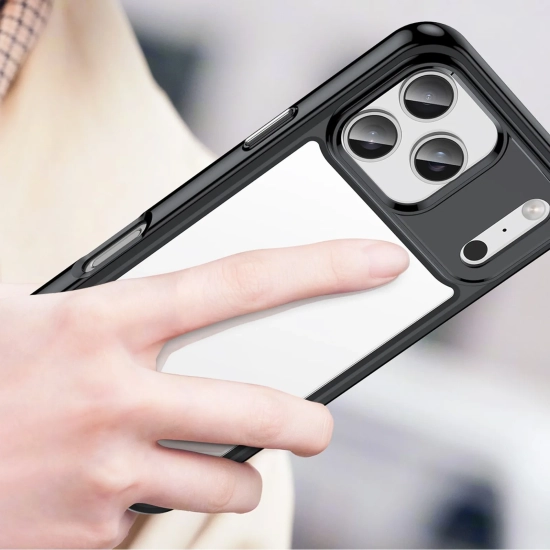 HURTEL Etui case pokrowiec na iPhone 17 Pro Max Outer Space - czarne