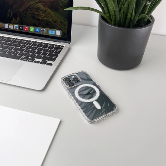 HURTEL Etui pokrowiec na iPhone 17 Air MagSafe Clear Corner Case