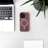 HURTEL Etui brokatowe na iPhone 17 Pro Max MagSafe Glitter Case - różowe