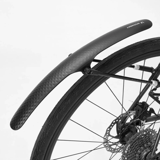 WOZINSKY Błotnik rowerowy uniwersalny z regulacją - czarny