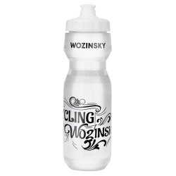 WOZINSKY Bidon rowerowy butelka do wody napojów 750ml - transparentny