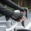 WOZINSKY Rękawiczki rowerowe bez palców antypoślizgowe rozmiar L - czarne