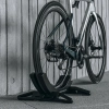 WOZINSKY Stojak rowerowy serwisowy stabilny na koło roweru 3-8 cm - czarny