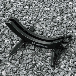 WOZINSKY Stojak rowerowy serwisowy stabilny na koło roweru 3-8 cm - czarny