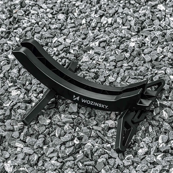 WOZINSKY Stojak rowerowy serwisowy stabilny na koło roweru 3-8 cm - czarny
