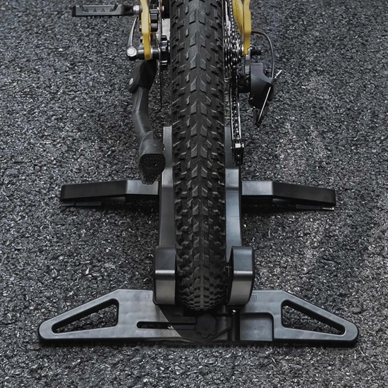 WOZINSKY Stojak rowerowy serwisowy stabilny na koło roweru 3-8 cm - czarny