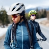 WOZINSKY Kask rowerowy MTB z odpinanym daszkiem lekki 57-62 cm - pastelowa