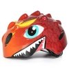 WOZINSKY Kask rowerowy dziecięcy lekki 50-54 cm - czerwony smok