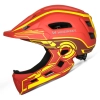 WOZINSKY Kask rowerowy fullface dziecięcy z tylną lampką USB 52-56 cm