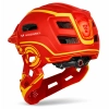 WOZINSKY Kask rowerowy fullface dziecięcy z tylną lampką USB 52-56 cm