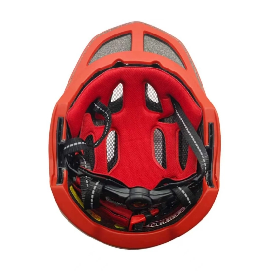 WOZINSKY Kask rowerowy fullface dziecięcy z tylną lampką USB 52-56 cm