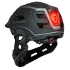 WOZINSKY Kask rowerowy fullface dziecięcy z tylną lampką USB 52-56 cm