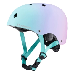WOZINSKY Kask rowerowy BMX hulajnoga 48-52 cm - gradient różowy