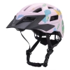 WOZINSKY Kask rowerowy dziecięcy MTB z odpinanym daszkiem 48-52 cm - różowy