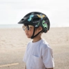 WOZINSKY Kask rowerowy dziecięcy MTB z odpinanym daszkiem 48-52 cm - czarny