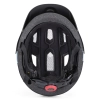 WOZINSKY Kask rowerowy dziecięcy MTB z odpinanym daszkiem 52-56 cm - czarny