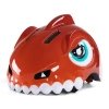 WOZINSKY Kask rowerowy dziecięcy 52-56 cm - czerwony dinozaur