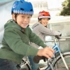 WOZINSKY Kask rowerowy dziecięcy 52-56 cm - czerwony dinozaur